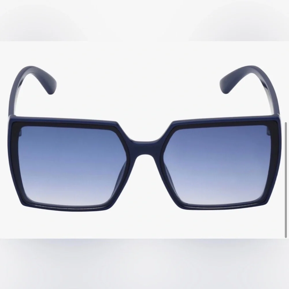 Jessica Simpson J6207 white glamourous silver sparkle Square UV400‎ Sunglasses